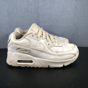 Nike Air Max 90 Kids Shoes CD6867-100 Unisex Boys Girls White, Size 13C